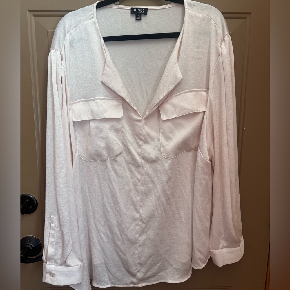 Jones New York Soft Pink Blouse